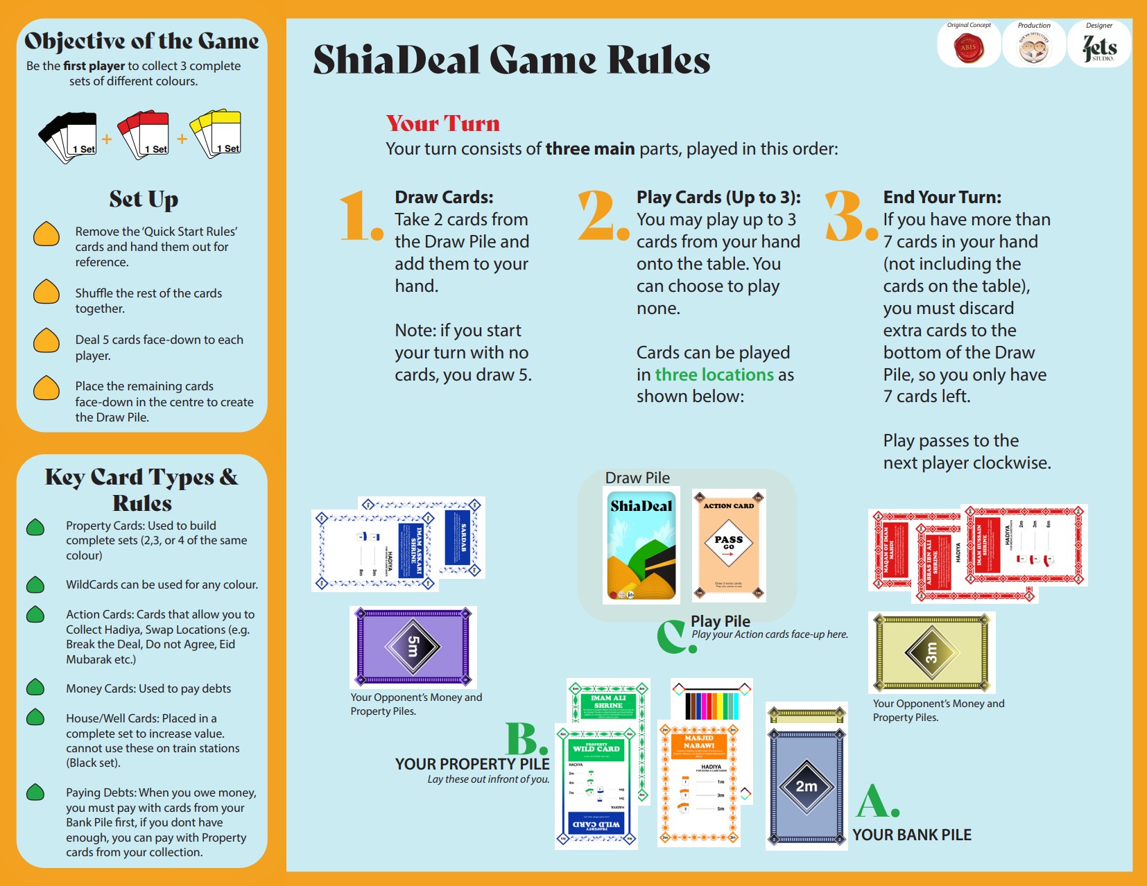 Shia Deal Game Rules